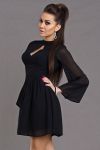 EMAMODA SUKIENKA - CZARNY 5811-2